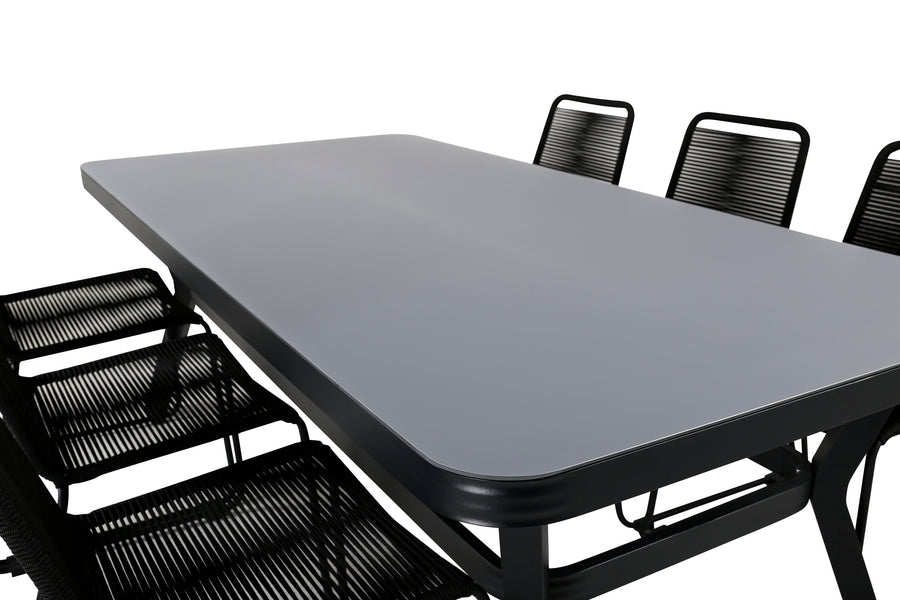 Eetgroep Virya met de stoelen Lindos 
