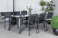 Eetgroep Paola met de stoelen Copacabana 