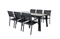 Eetgroep Paola met de stoelen Copacabana 