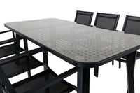 Eetgroep Paola met de stoelen Copacabana 