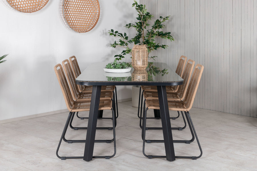 Paola Rektangulär Matgrupp