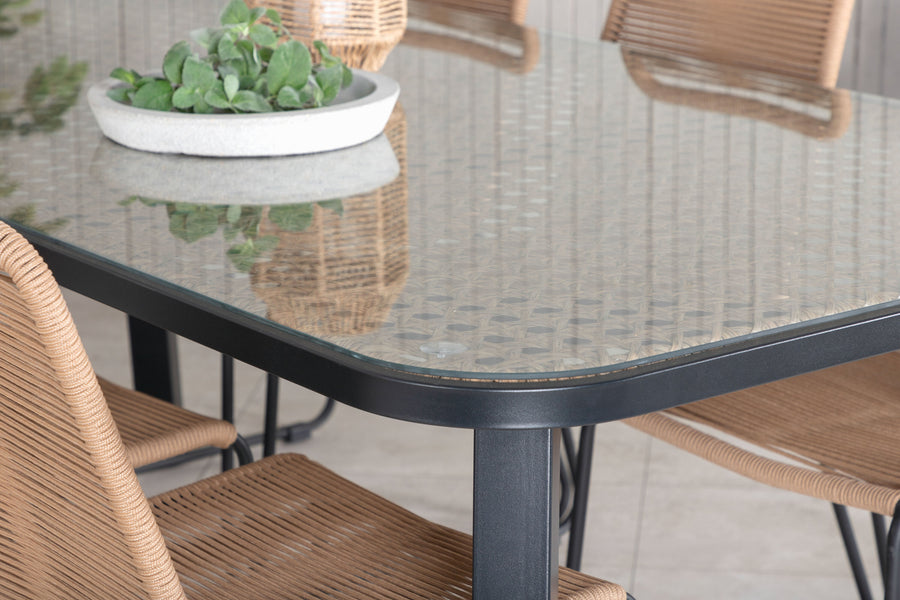 Paola Rektangulär Matgrupp