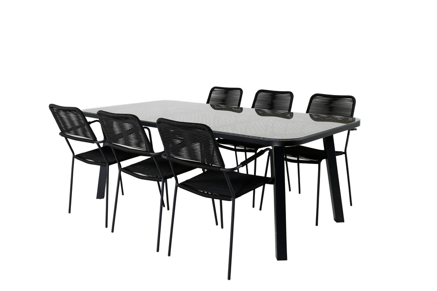 Matgrupp Paola med stolarna Lindos