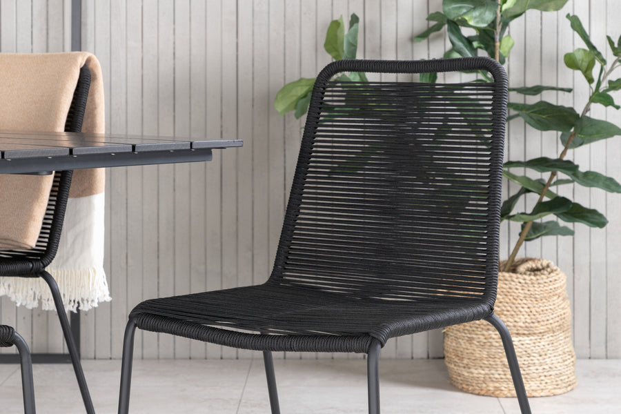 Eetgroep Denver met de stoelen Lindos 