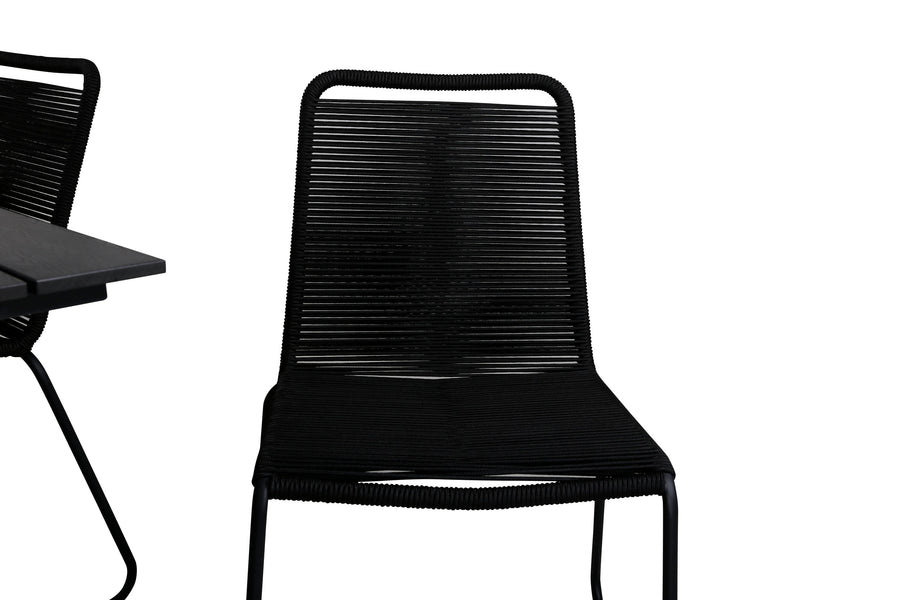 Eetgroep Denver met de stoelen Lindos 