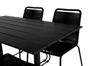 Eetgroep Denver met de stoelen Lindos 