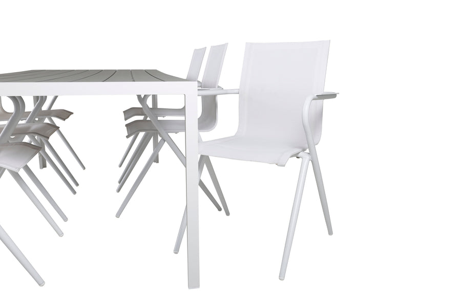 Eetgroep Break met de stoelen Alina 
