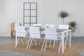 Eetgroep Break met de stoelen Alina 
