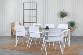 Eetgroep Break met de stoelen Alina 