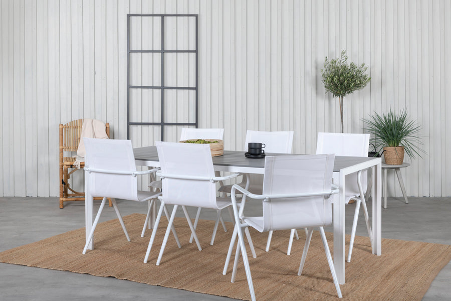 Eetgroep Break met de stoelen Alina 