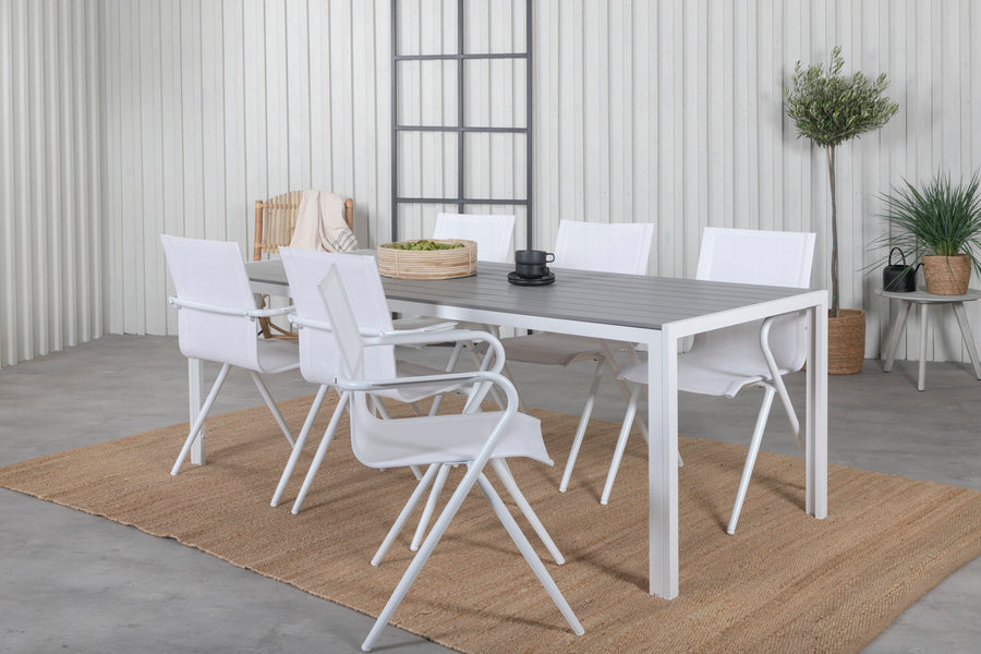 Eetgroep Break met de stoelen Alina 