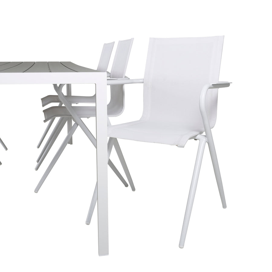 Eetgroep Break met de stoelen Alina 