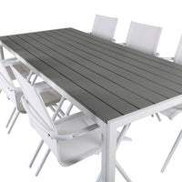 Eetgroep Break met de stoelen Alina 