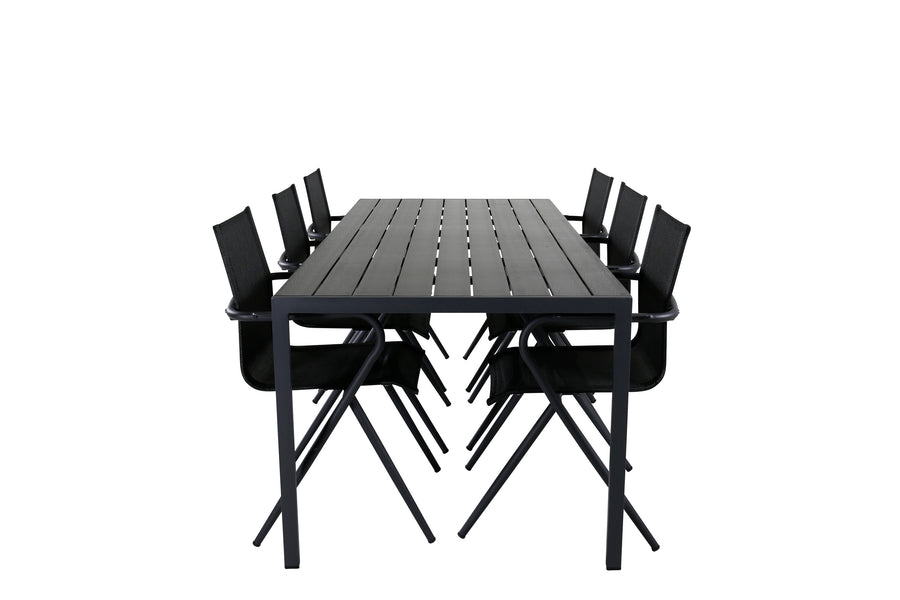 Eetgroep Break met de stoelen Alina 