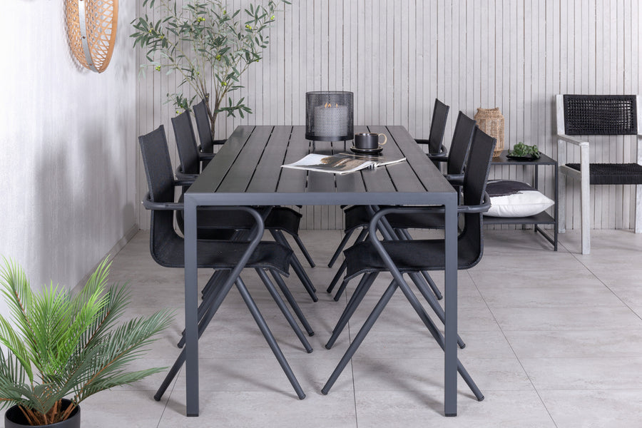 Eetgroep Break met de stoelen Alina 
