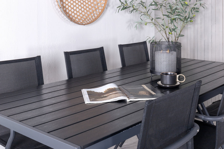 Eetgroep Break met de stoelen Alina 