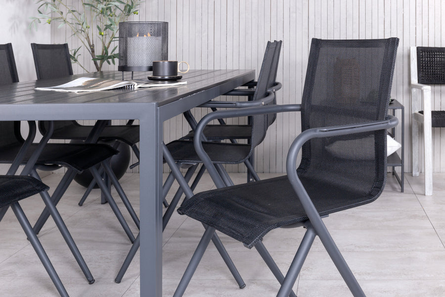 Eetgroep Break met de stoelen Alina 