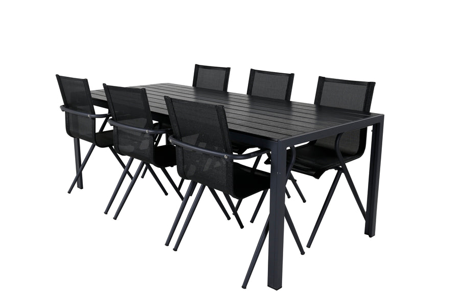 Eetgroep Break met de stoelen Alina 