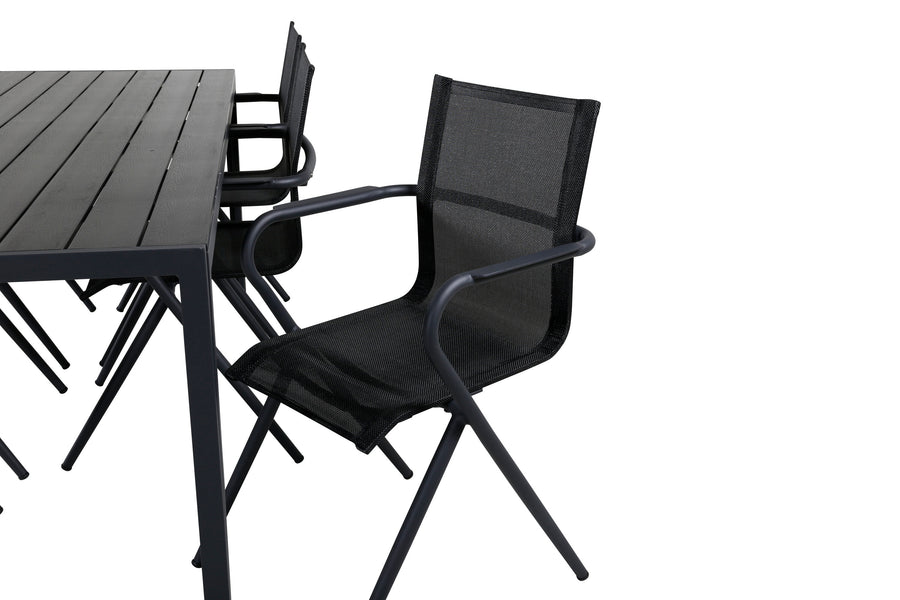 Eetgroep Break met de stoelen Alina 