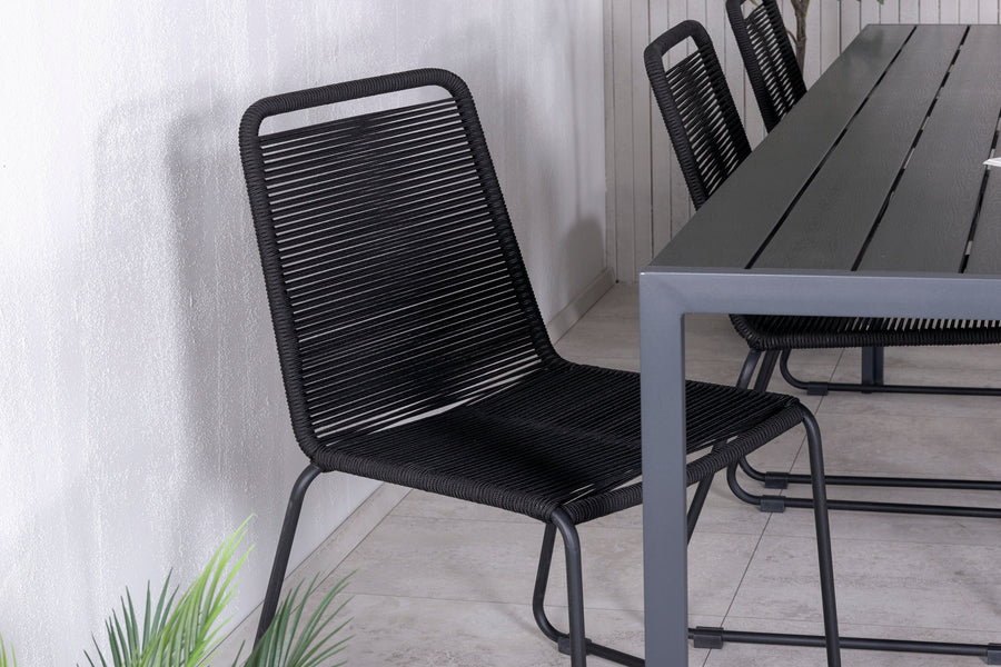 Eetgroep Break met de stoelen Lindos 