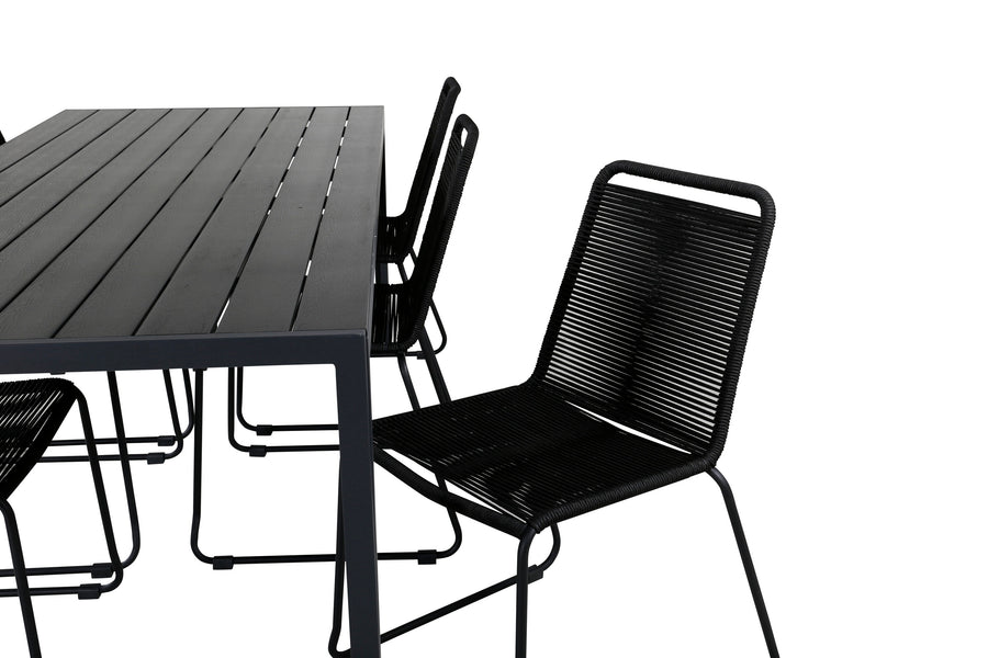 Eetgroep Break met de stoelen Lindos 
