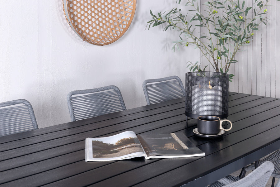 Eetgroep Break met de stoelen Lindos 