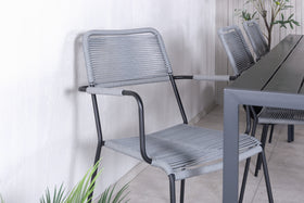 Eetgroep Break met de stoelen Lindos 