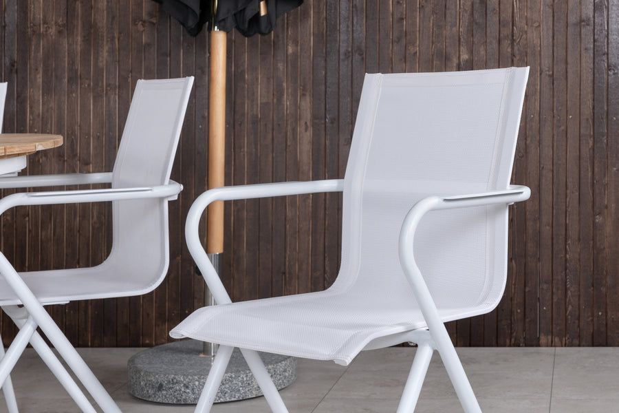 Eetgroep Mexico met de stoelen Alina 