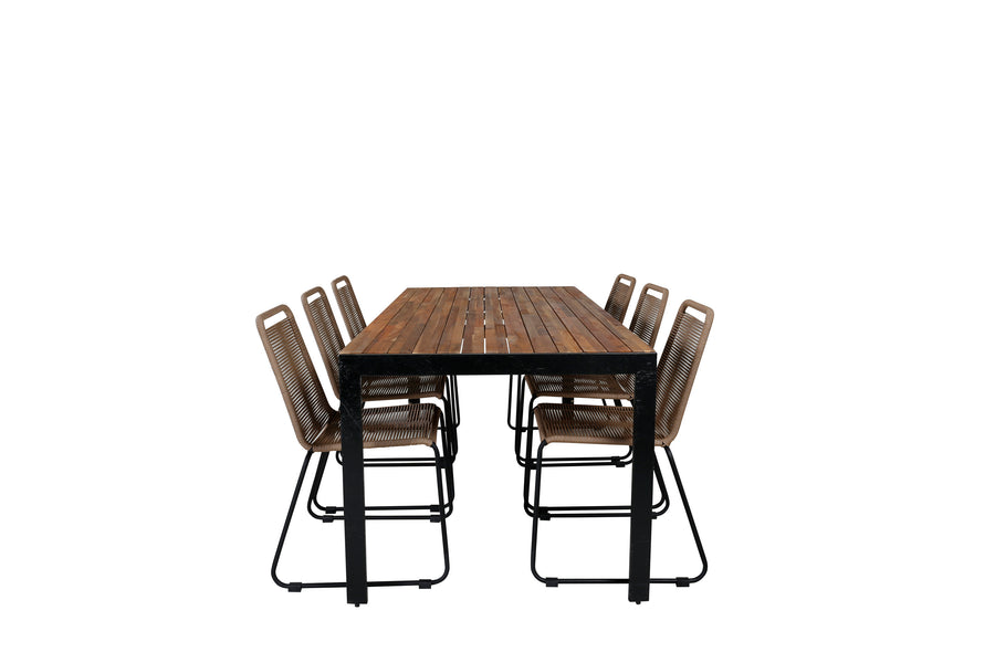 Bois Rechthoekige Eethoek 