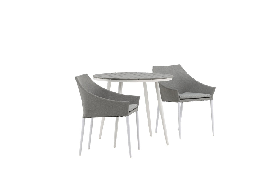 Break Rond Eetgroep + 2x Spoga Eetstoel 