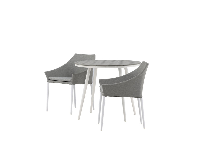 Break Rond Eetgroep + 2x Spoga Eetstoel 