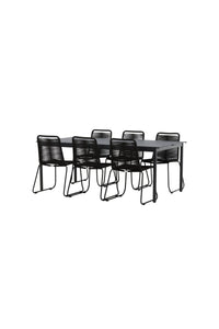 Eettafel Modena met de stoelen Lindos 