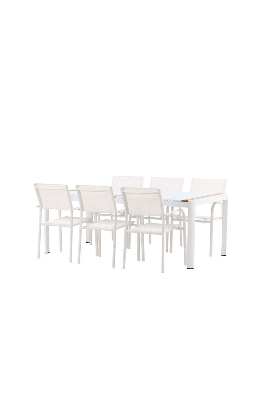 Eettafel Togo met de stoelen Santorini 