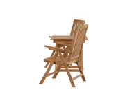 Eetgroep Ghana met de stoelen Kenya 