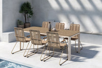 Etna eethoek met de stoelen Bois 
