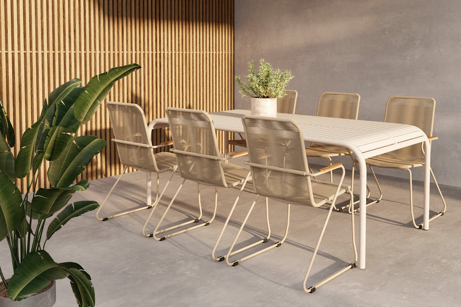 Borneo Eetgroep met de stoelen Bois 