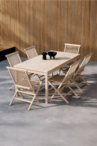 Kenya eettafelset met de stoelen Kenya 