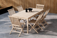 Kenya eettafelset met de stoelen Kenya 