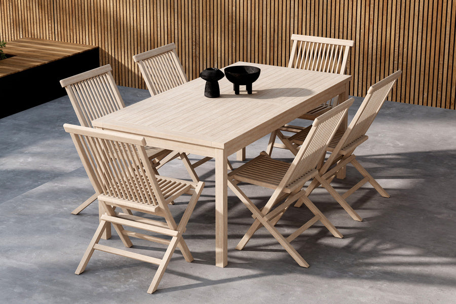 Kenya eettafelset met de stoelen Kenya 