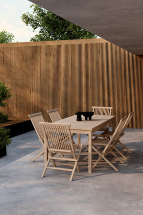 Kenya eettafelset met de stoelen Kenya 