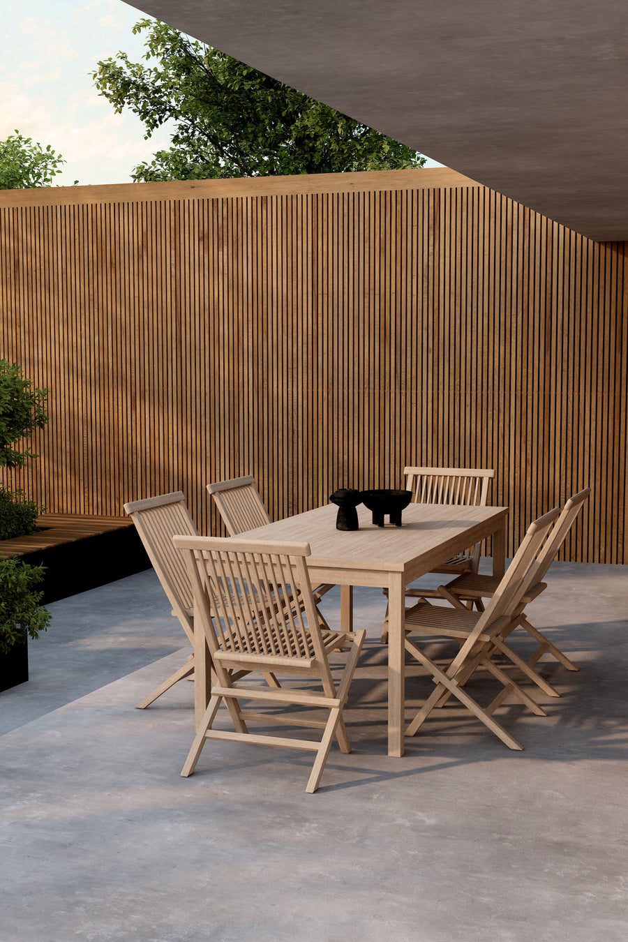 Kenya eettafelset met de stoelen Kenya 