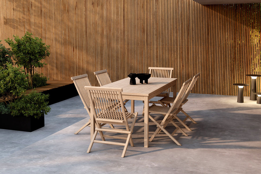 Kenya eettafelset met de stoelen Kenya 