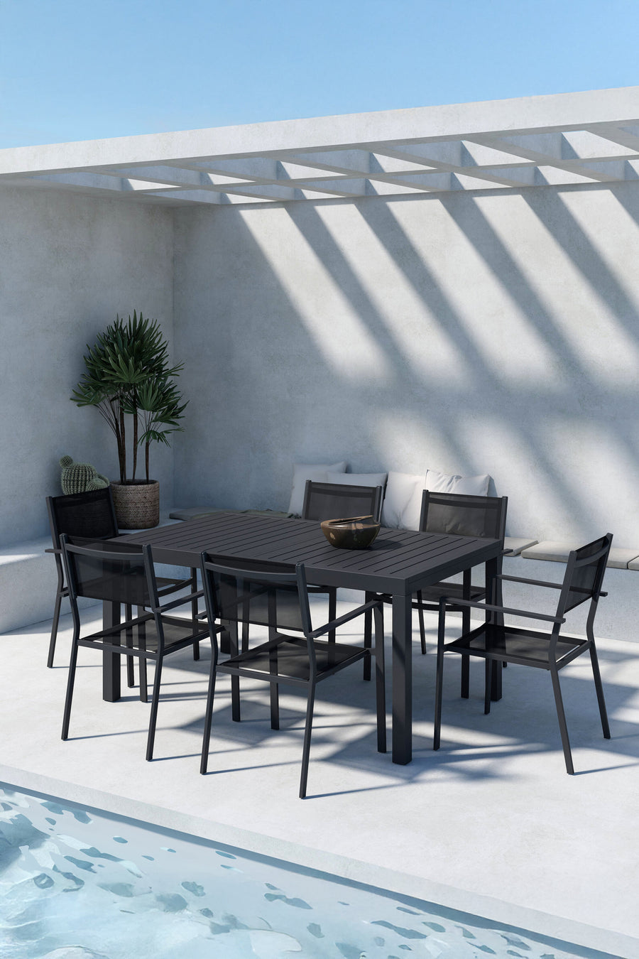 Capo eethoek met de stoelen Copacabana 