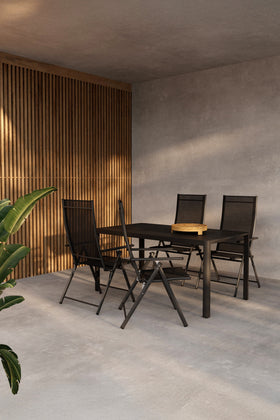 Giardini eethoek met de stoelen Levanzo 