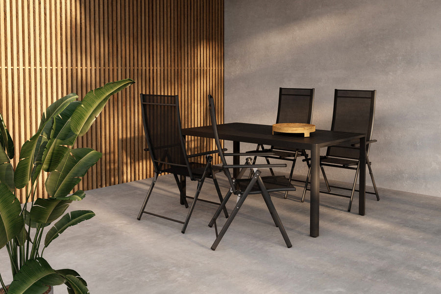 Giardini eethoek met de stoelen Levanzo 