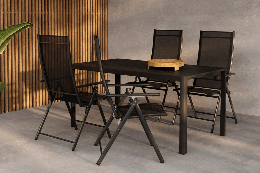 Giardini eethoek met de stoelen Levanzo 