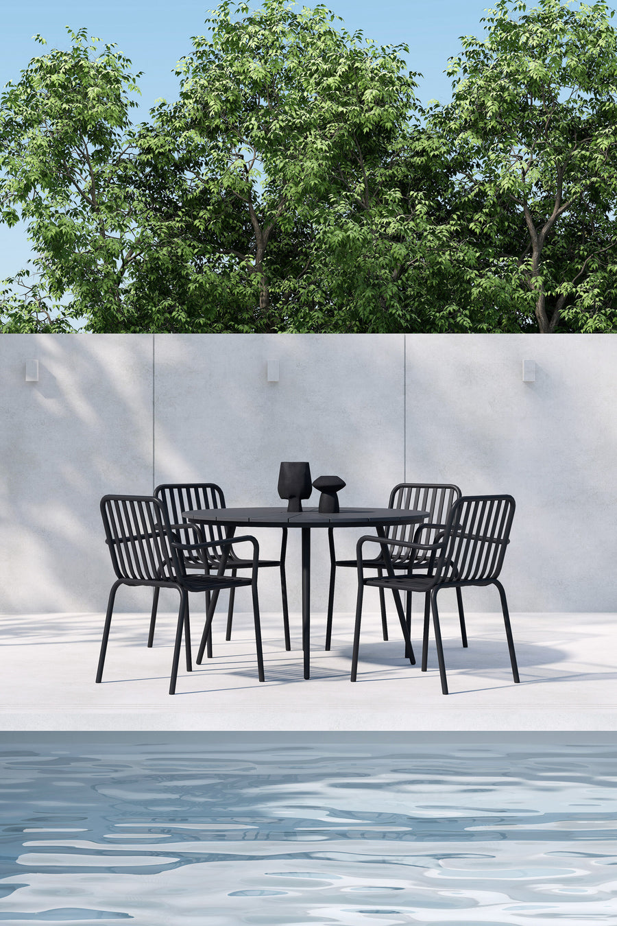 San Vito eethoek met de stoelen Peking 