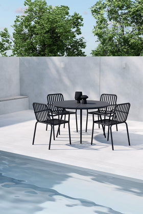 San Vito eethoek met de stoelen Peking 