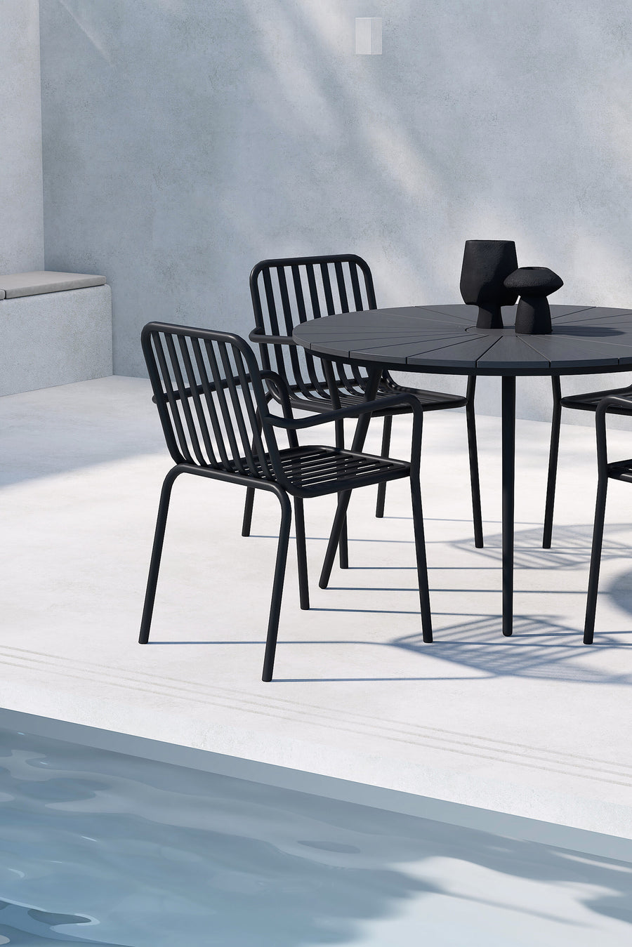 San Vito eethoek met de stoelen Peking 