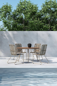 San Vito eethoek met de Bois stoelen 